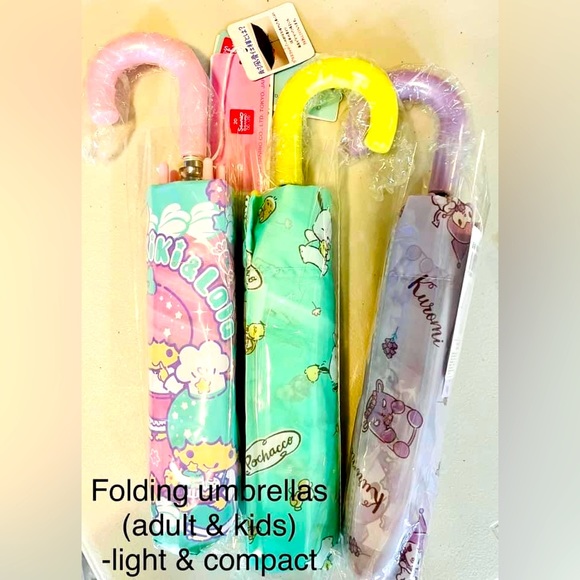 Sanrio Folding Umbrellas (Light & Compact) - Adult & kids - Picture 1 of 8